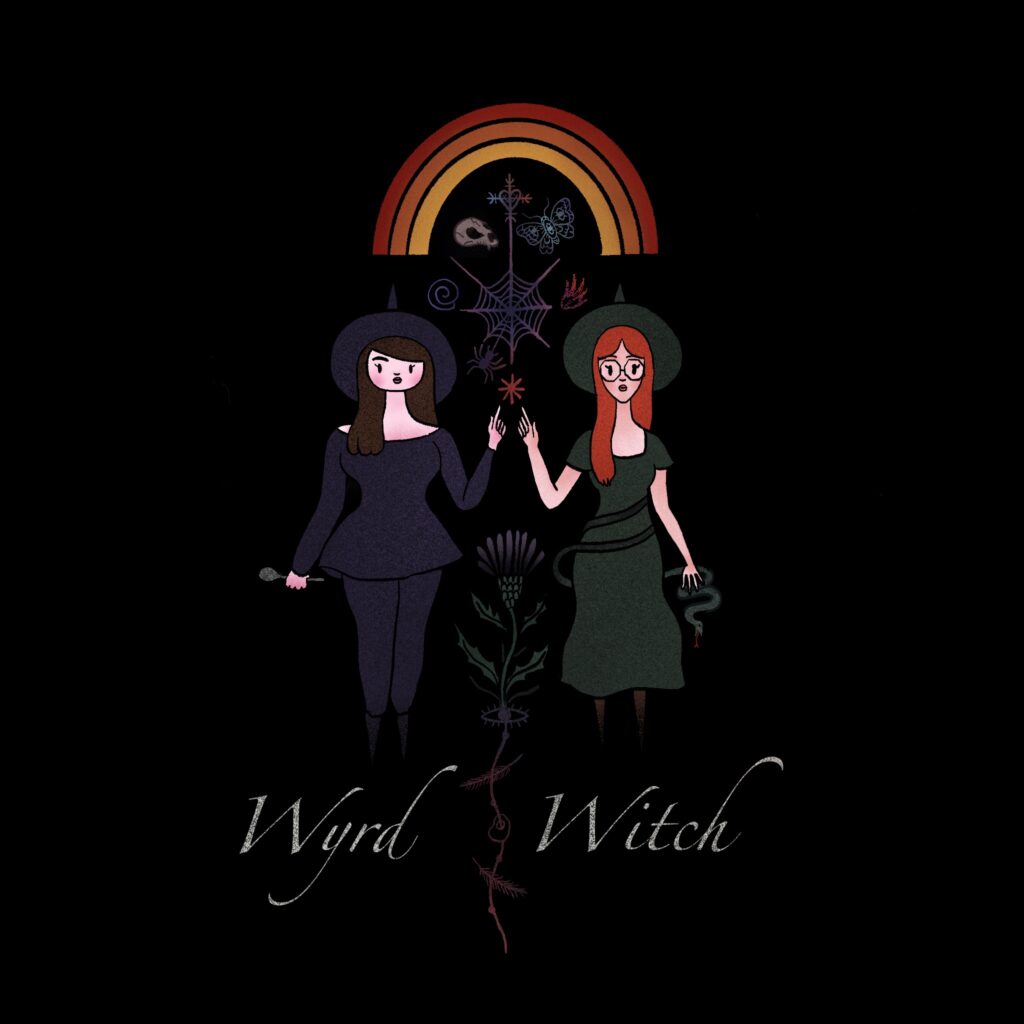 Two Wyrd witches logo